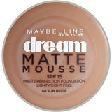 Maybelline Dream Matte Mousse Foundation Sun Beige 48