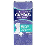 Always Daily Liners Comfort Protect Flexible Comfort Normal Pantyliners 20's