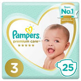 Pampers Premium Care Size 3 5-9 kg Carry Pack 25's