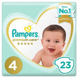 Pampers Premium Care Size 4 8-14 kg Carry Pack 23's