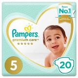 Pampers Premium Care Size 5 11-18 kg Carry Pack 20's