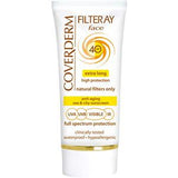 Coverderm Filteray Face Cream SPF40 Tinted Soft Brown 50ml