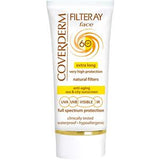 Coverderm Filteray Face Cream SPF60 Tinted Soft Brown 50ml