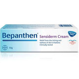 Bepanthen Sensiderm Cream, Soothes and Regenerates Itchy and Dry Skin, Eczema Symptoms Relief, 50g