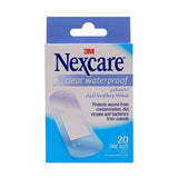 3M Nexcare Waterproof Clear Bandages 20's