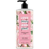 Love Beauty Planet Muru Muru Butter & Rose Bodywash 473ml