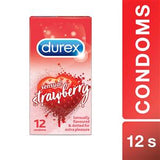 Durex Strawberry Flavored Condoms 12's