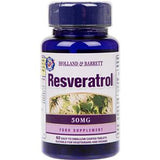 Holland & Barrett Resveratrol 50mg Tablets 60's