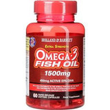 Holland & Barrett Extra Strength Omega 3 Fish Oil 1500mg Capsules 60's