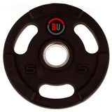 BU Rubber Olympic Grip Disc 5kg 2's