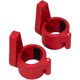 BU Muscle Clamp Collars Red 50mm Pair