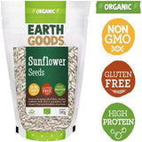 Earth Goods Organic Sunflower Seeds NON-GMO Gluten-Free High Protein 340g