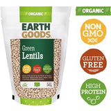 Earth Goods Organic Green lentils NON-GMO Gluten-Free High Protein340g