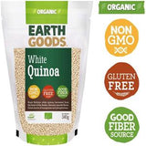 Earth Goods Organic White Quinoa NON-GMO Gluten-Free Good Fiber Source 340g