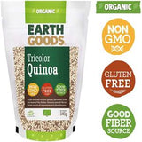 Earth Goods Organic Tricolor Quinoa NON-GMO Gluten-Free Good Fiber Source 340g