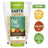 Earth Goods Organic Oat Porridge NON-GMO Vegan High Fiber 500g