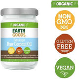 Earth Goods Organic Extra Virgin Coconut Oil NON-GMO Gluten-Free Vegan 500ml