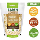 Earth Goods Organic Toasted Coconut Chips NON-GMO Gluten-Free Vegan 100g