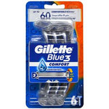 Gillette Blue3 Comfort 6's