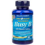 Holland & Barrett Timed Release Busy B Complex With Vitamin C 500mg Caplets 60's