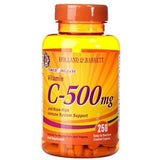 Holland & Barrett Vitamin C Timed Release with Bioflavonoids 500mg Caplets 250's