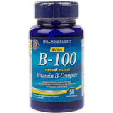 Holland & Barrett Timed Release Mega Vitamin B Complex 100mg Caplets 50's