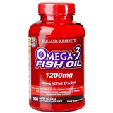 Holland & Barrett Omega 3 Fish Oil 1200mg Capsules 100's