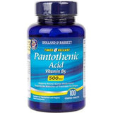 Holland & Barrett Timed Release Pantothenic Acid 500mg Caplets 100's