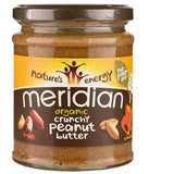 Meridian Organic Crunchy Peanut Butter 280g