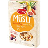 Emco Crunchy Musli With Fruit Pieces 375g