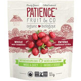 Patience Organic Whole & Juicy Dried Cranberries, Sweetened With Apple Juice 113g