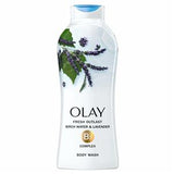 Olay Fresh Outlast Body Wash Birch Water & Lavender 650ml