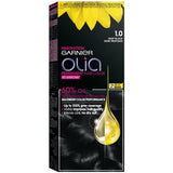 Garnier Olia Permanent Hair Color 1.0 Deep Black 1Kit