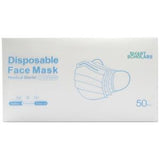 Smart Scholars Disposable Face Mask Medical Sterile Standard Size White 50's