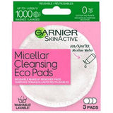 Garnier Micellar Cleansing Eco Reusable Pads 3's