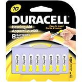 Duracell Hearing Aid 10 Batteries 8's