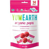 Yum Earth Organic Strawberry Pops 14's 87g