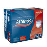 Attends Pull Ons Plus 8 Extra Large 14's Incontinence Adult Diapers