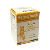 Benecheck Plus Total Cholesterol Test Strip 10's/ Box