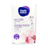 Body Nature Wax Strips For Face 12 + 2 Wipes