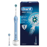 Braun Oral B Pro 2000 Crossaction Rechargable Tooth Brush