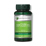 Nutritionl Chewable Cod Liver Oil W Vit A C&D Tabs30’s