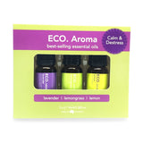 Eco. Calm & Destress Aroma Trio (Lav Lemon Lemongrass)