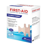 First Aid Flexible Fabric Bandages 20'S - 38mm X 76mm