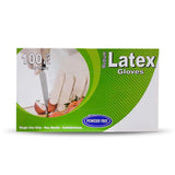 Latex Powder Free Examination Gloves 100 Pcs - Medium