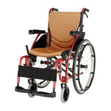 Karma S Ergo Manual Wheel Chair Orange / Red 18' Model-115
