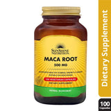 Sunshine Nutrition Maca Root 500 Mg Vegetarian Capsules 100's