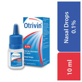Otrivin 0.1% (Adult) Nasal Drop Solution 10 ml