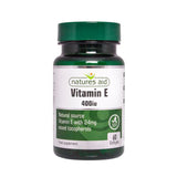 Natures Aid Vitamin E 400iu Natural Form 60 Soft gels