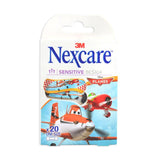 Nexcare Planes Sensitive bandages 20's